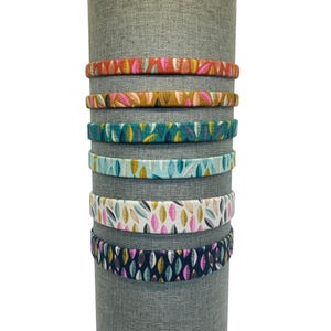 Leaf Print Cotton Headband: Fall Hair Accessory, 9 Colors