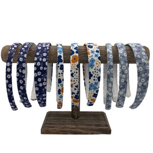 Floral Headbands | Navy, Blue, Mustard Hair Bands | Women or Girls