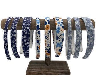 Floral Headbands | Navy, Blue, Mustard Hair Bands | Women or Girls