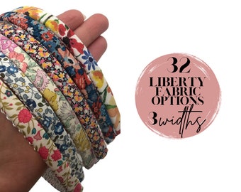 Headbands made from Liberty of London Fabrics, Skinny, Thin or 1 inch, Tana Lawn:  32 choices