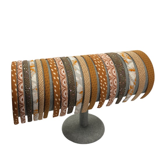 Fall Headbands | Earth Tone Hair Bands | Women and girls | Skinny, Thin, 1 inch Headbands