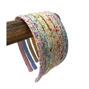 Tiny Floral Print Headband: Spring Summer Hair Accessory