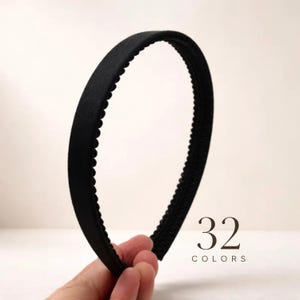 Solid Colored Womens and Girls Thin Headbands