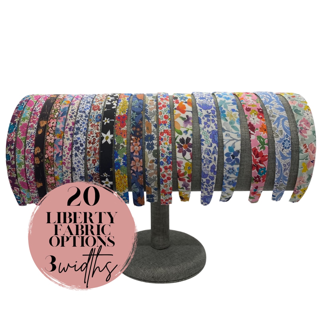 Headbands Made From Liberty of London Fabrics, Skinny, Thin or 1 Inch