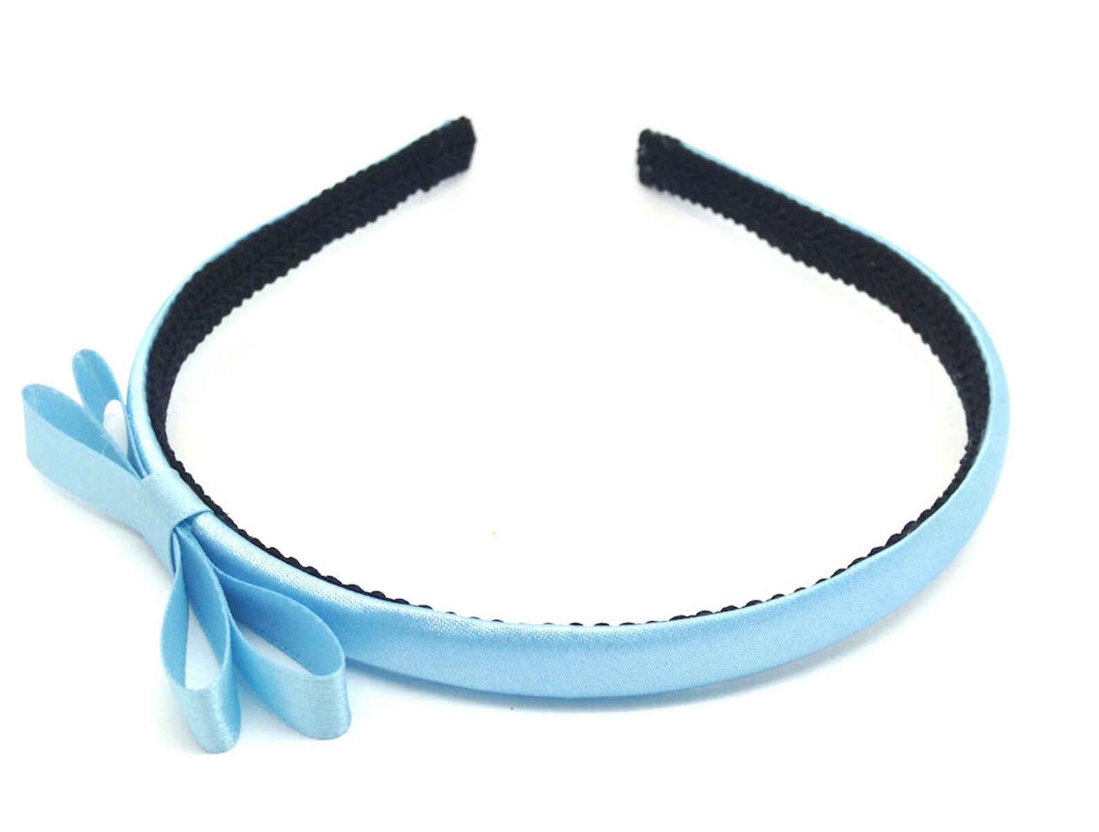 Light Blue Bow Headband Little Girls or Big Girls Headbands Etsy