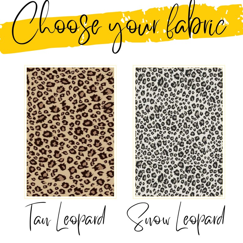 Leopard Headband Tan or Snow Leopard: Skinny to Wide Hard Hair Band women & girls image 3