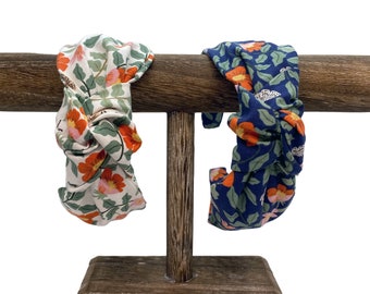 Top Knot Stirnband aus Rifle Paper Co. Fabrics | Blumendruck in 2 Farben