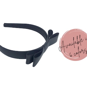 Preppy Center Bow Headband - Alice Headband | 6 Colors