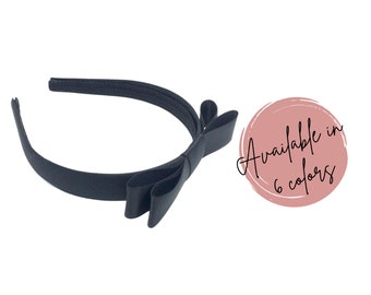 Preppy Center Bow Headband - Alice Headband | 6 Colors