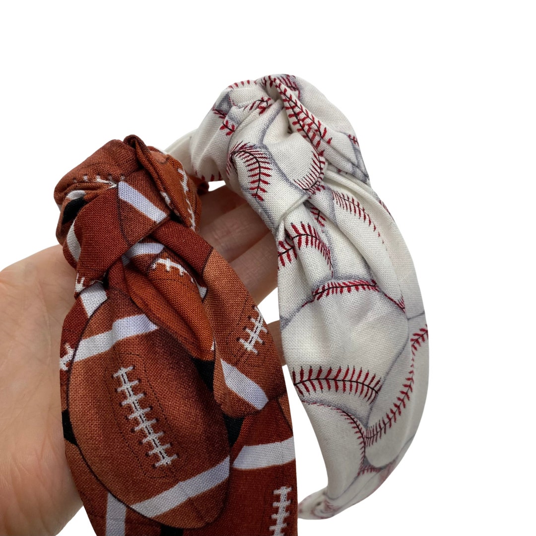 Football Top Knot Baseball Top Knot Football Top Knot for Girls or