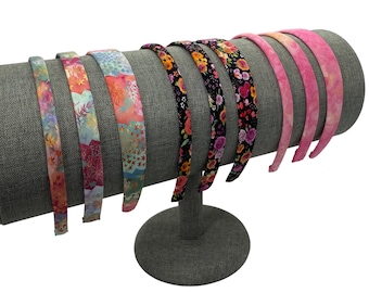 School Headbands - Colorful Pink, Coral, Black, Mint | Skinny, Thin & 1 inch Headbands