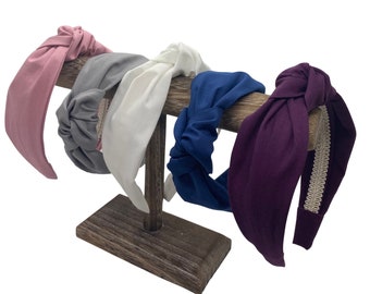 Solid Top Knot Headbands | Knot Headbands for Girls & Women