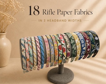 Rifle Paper Co. Fabric Headband: English Rose Collection made by Bella Headbands