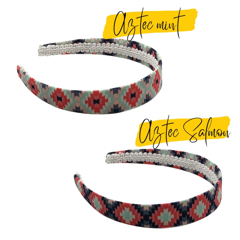 Aztec Headbands Southwest Hair Bands Women or Girls Etsy