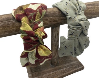 Fall Knot Headbands | Wine Leaves or Sage Sprigs Hair Band