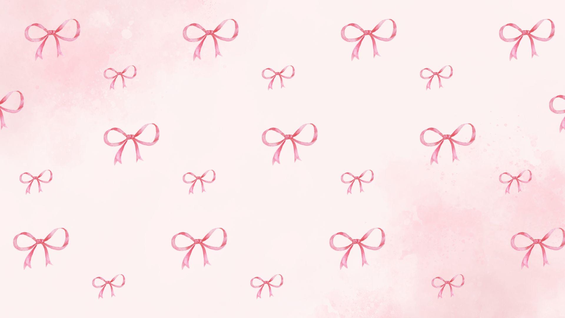 Playful Pink Bow Pattern Background - Digital Download for Laptop, Ipad, or  Desktop - Etsy, image size:1920x1080