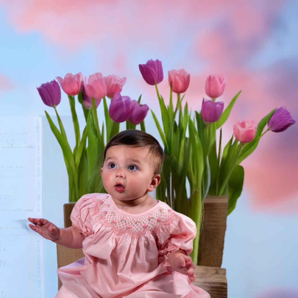 Solid Pink Geo Smocked Short Sleeve Bishop Dress - Etsy