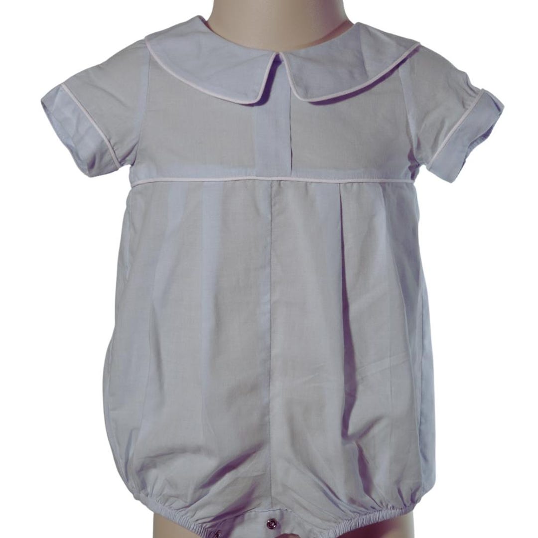 Peter Pan Collared  Bubble- 3 months