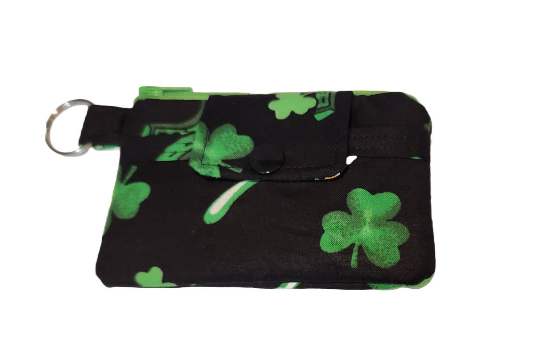 Zipper Mini Wallet Money Pouch Key Chain Card Holder St. Etsy