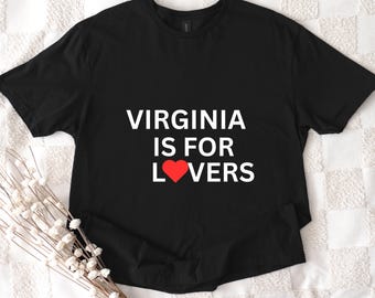 Virginia Is For Lovers T-Shirt: Retro State Pride Souvenir Tee