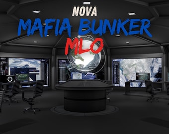 Nova Mafia Bunker MLO, Fivem, Nice MLO, Optimized, Mod, High Quality, Roleplay,Optimized FiveM Interior for Gang Roleplay Servers
