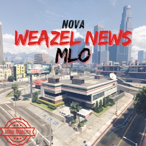 Actualités Weazel MLO | Intérieur média RP | FiveM News Studio optimisé pour les serveurs de jeu de rôle légaux | Cinq minutes