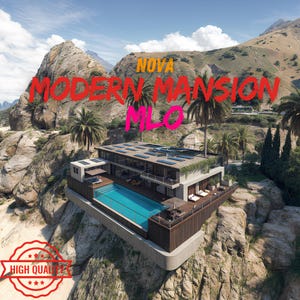 Modern Mansion MLO | Luxury Interior for RP | Optimized Roleplay Map for Elite Characters