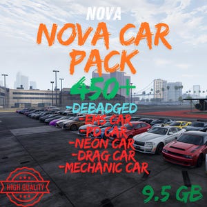 Pack voiture sans badge, + de 450 véhicules FiveM, Meilleurs modèles de voiture et de voitures, Optimisé, Mod, Haute qualité, Mod véhicule optimisé