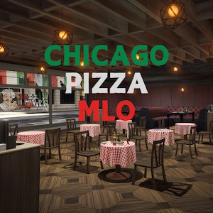 Chicago Pizza Restaurant MLO | Benutzerdefinierte RP Innenkarte | Optimiert für Business Rollenspiel