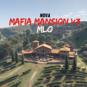 Mafia Mansion v3, meccanica, bel MLO, ottimizzata, mod, alta qualità, mappa di lusso per nascondigli RP, interni ottimizzati per i server di gioco di ruolo FiveM