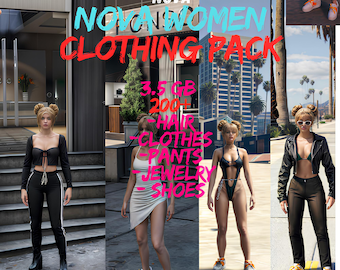 Women Clothing Pack | 250+ Female Outfits & Accessories | Optimized Fashion for RP Servers | Roleplay