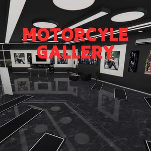 Motorrad Galerie MLO | Custom RP Garageninnenraum | Biker Clubhouse & Showroom Karte | Rollenspiel