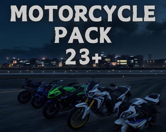 Motorcycle Pack for Roleplay | Custom Bikes with Realistic Handling | Optimized RP Vehicle Bundle