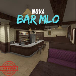 FiveM Bar MLO ,Premium RP Bar Indoor,Custom Map Mod For Role Playing Servers