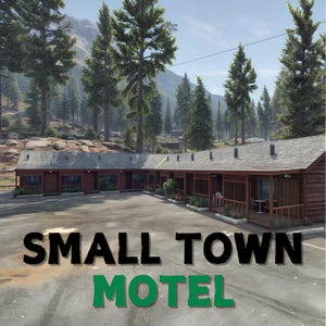 Motel de pueblo pequeño MLO / FiveM Ubicación de rol rural / Escondite discreto optimizado o mapa de juego de rol civil / Fivem