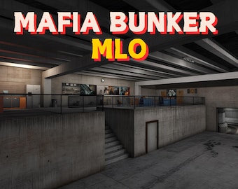 Mafia Bunker MLO, Nice MLO, Optimized, High Quality, Roleplay,  Optimized Underground RP Base for Criminal Roleplay