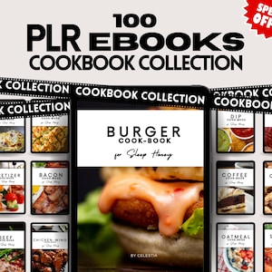 100 digitale Rezept-eBooks/vegane, vegetarische, Frühstücks- und Dessertrezepte/passive Einkommens-MRR-PLR-eBooks/Ebook-Bundle/digitales Rezeptbuch