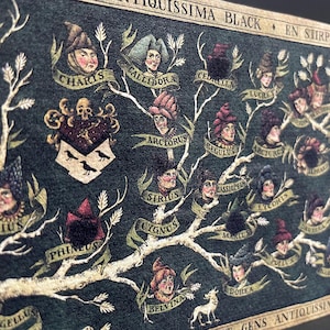 Black Family Tree Tapestry