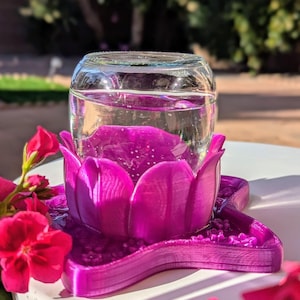 Flower Bee Waterer with Mason Jar: 3D Printed Pollinator Hydration Station