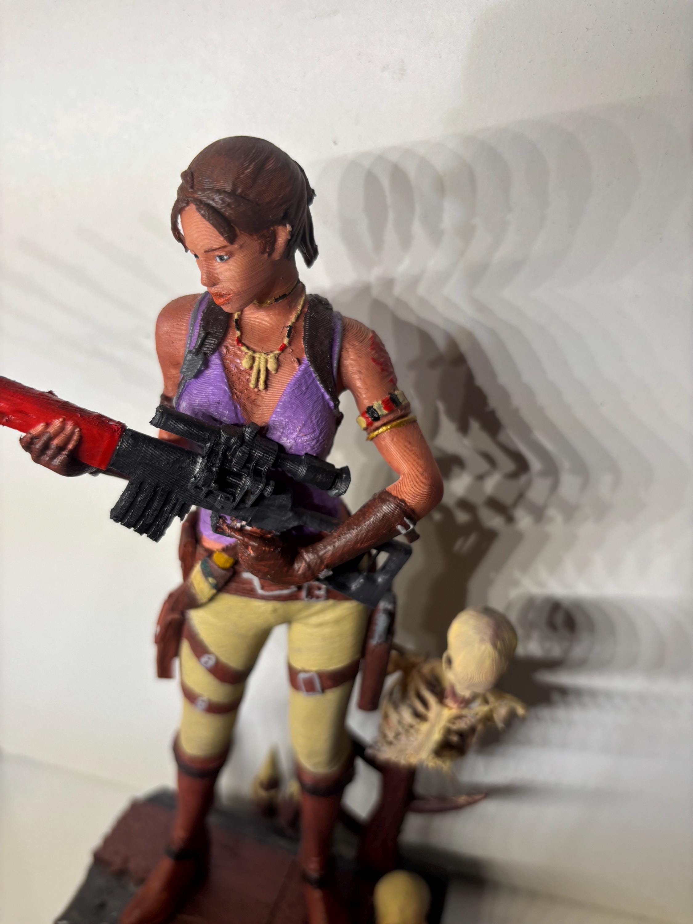 Resident Evil 5 Sheva Alomar Figure 3D Printed Leon Kennedy - Etsy