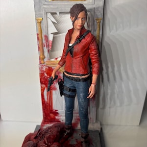 Resident Evil 2 remake Claire Redfield Figure 3D printed Leon Kennedy