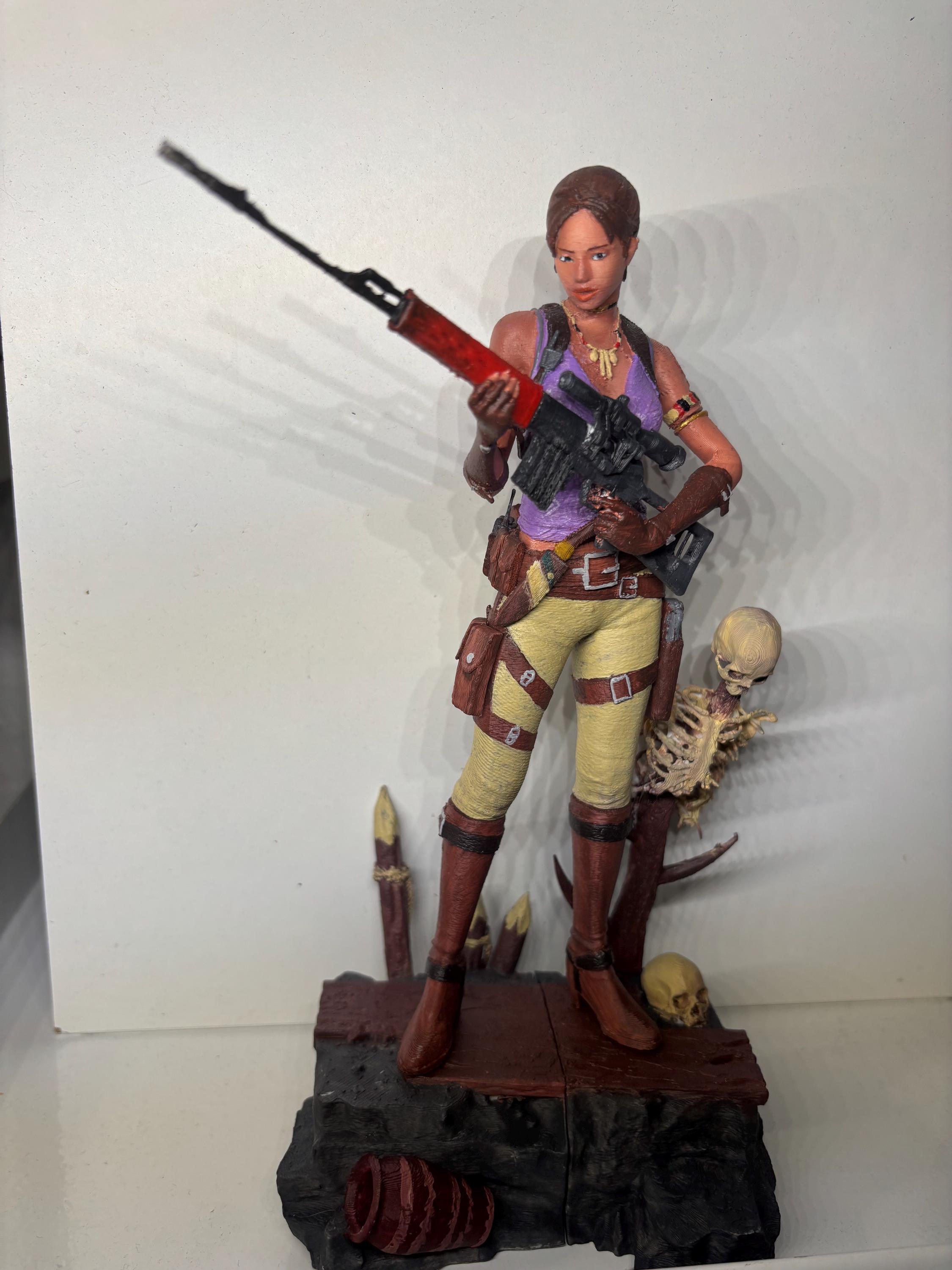 Resident Evil 5 Sheva Alomar Figure 3D Printed Leon Kennedy - Etsy