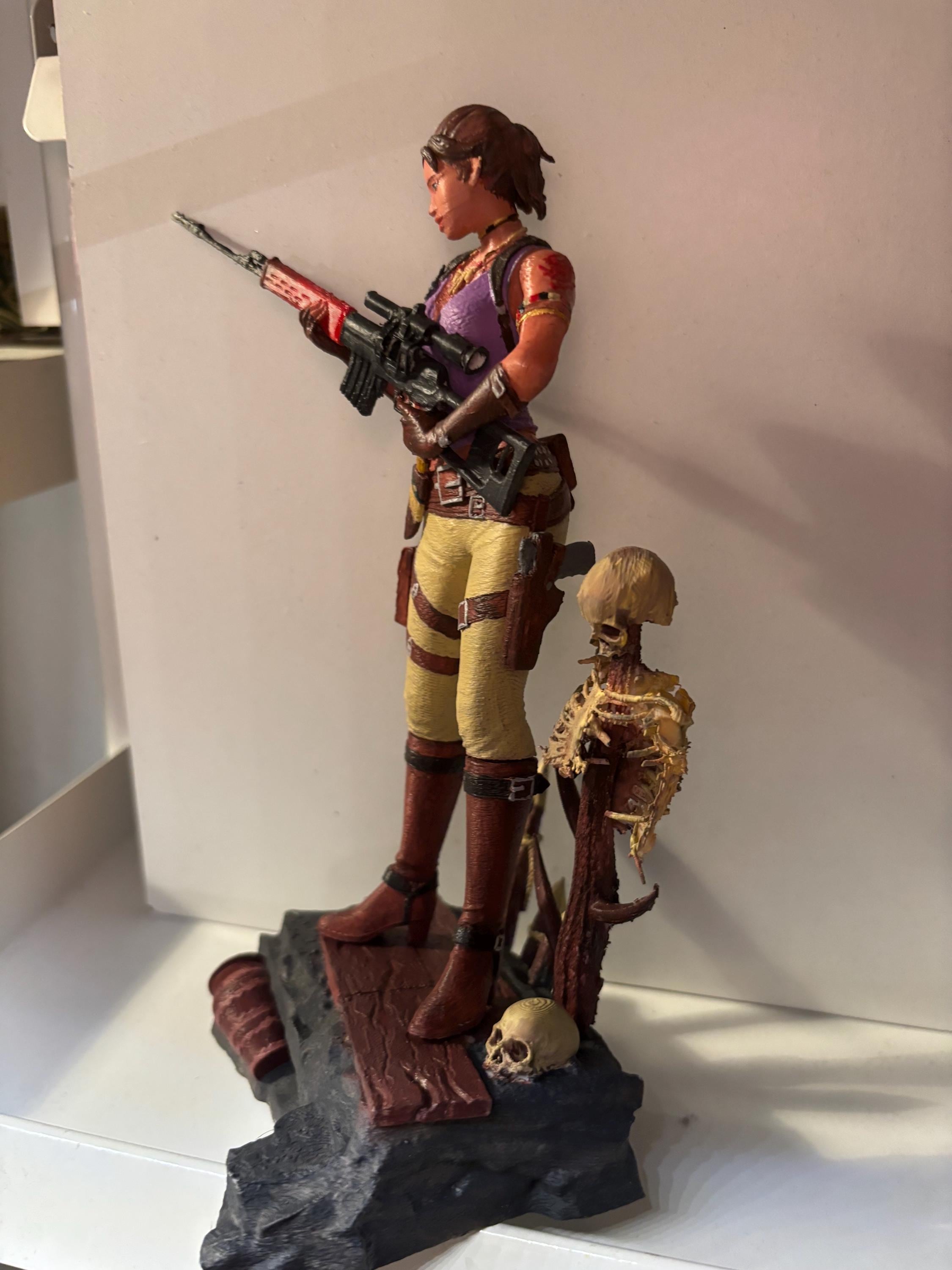 Resident Evil 5 Sheva Alomar Figure 3D Printed Leon Kennedy - Etsy