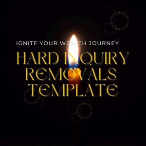 Hard Inquiry Removal Template | Credit Repair Guide for Disputes & Deletions