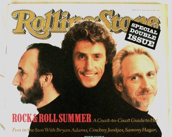 The Who - Rock & Roll Summer - Vintage Rolling Stone Magazine - June 13 + June 27 - Issue 556 + 557 - Special Double Issue