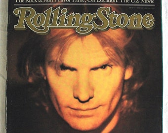 Sting - 1980s Rolling Stone Magazine - February 11, 1988, Issue 519