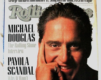 Michael Douglas - Vintage Rolling Stone Magazine - January 14, 1988, Issue 517