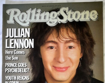Julian Lennon - Vintage Rolling Stone Magazine - June 6 1985, Issue 449