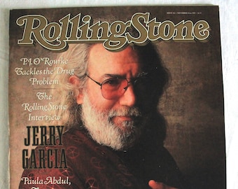 Jerry Garcia - 1980s Rolling Stone Magazine - November 30, 1989, Issue 566