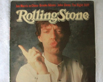 Vintage Rolling Stone Magazine, Mick Jagger, November 24, 1983, Issue 409